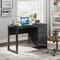 Stylish Modern Desk with Storage Cabinet and Drawer for Home or Office Workspace